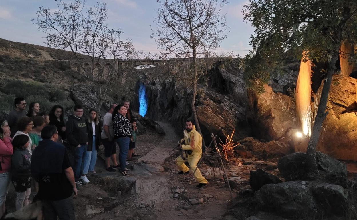 Un momento de una de las representaciones.