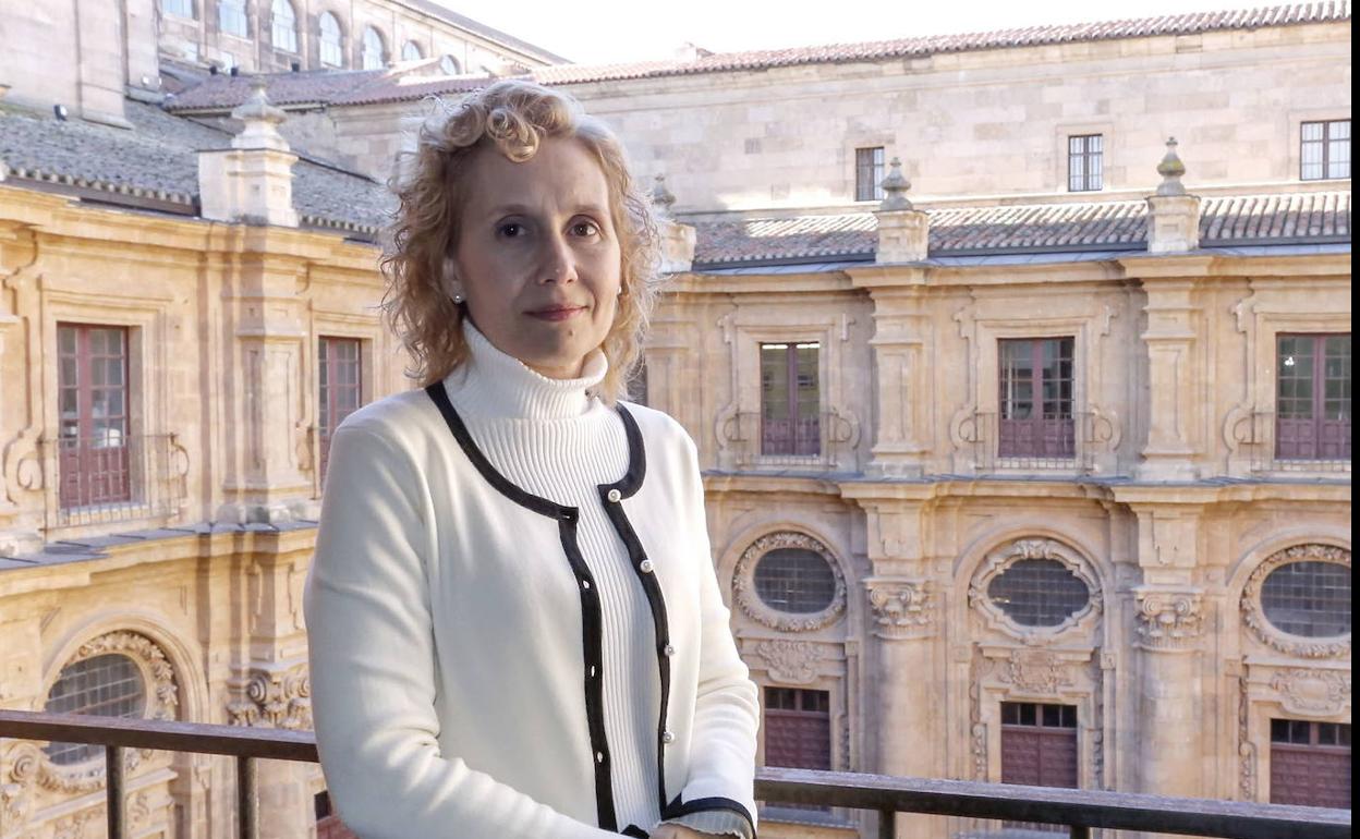 Mirian Cortés, rectora de la Universidad Pontificia de Salamanca. 