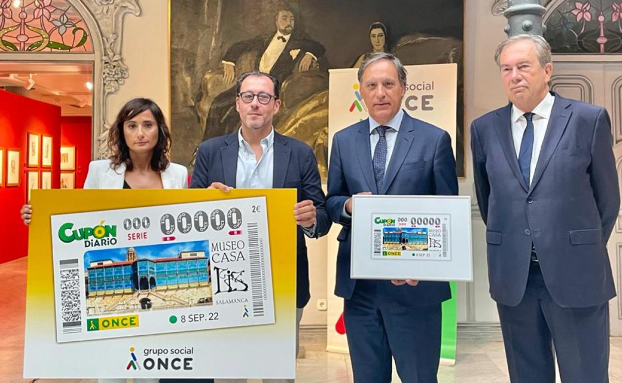 El cupón de la ONCE del 8 de septiembre muestra la Casa Lis, sede del Museo Art Nouveau y Art Déco