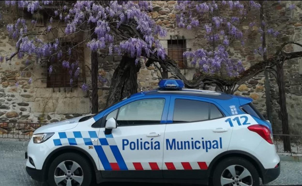 Vehículo de la Policía de Ponferrada. 