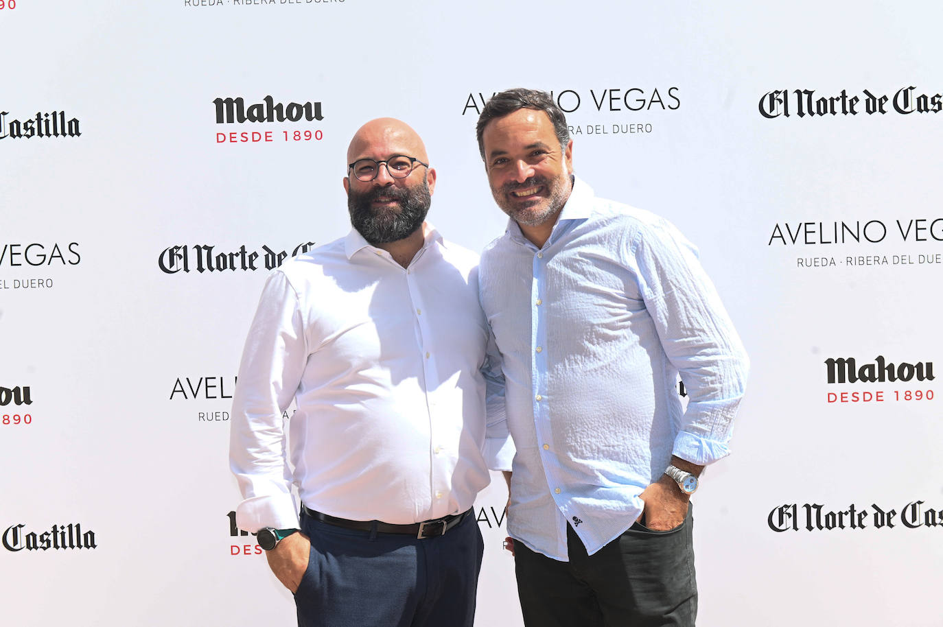 Domingo Rodríguez, director comercial de El Norte, y Javier Gallo, director adjunto de Cabdial.