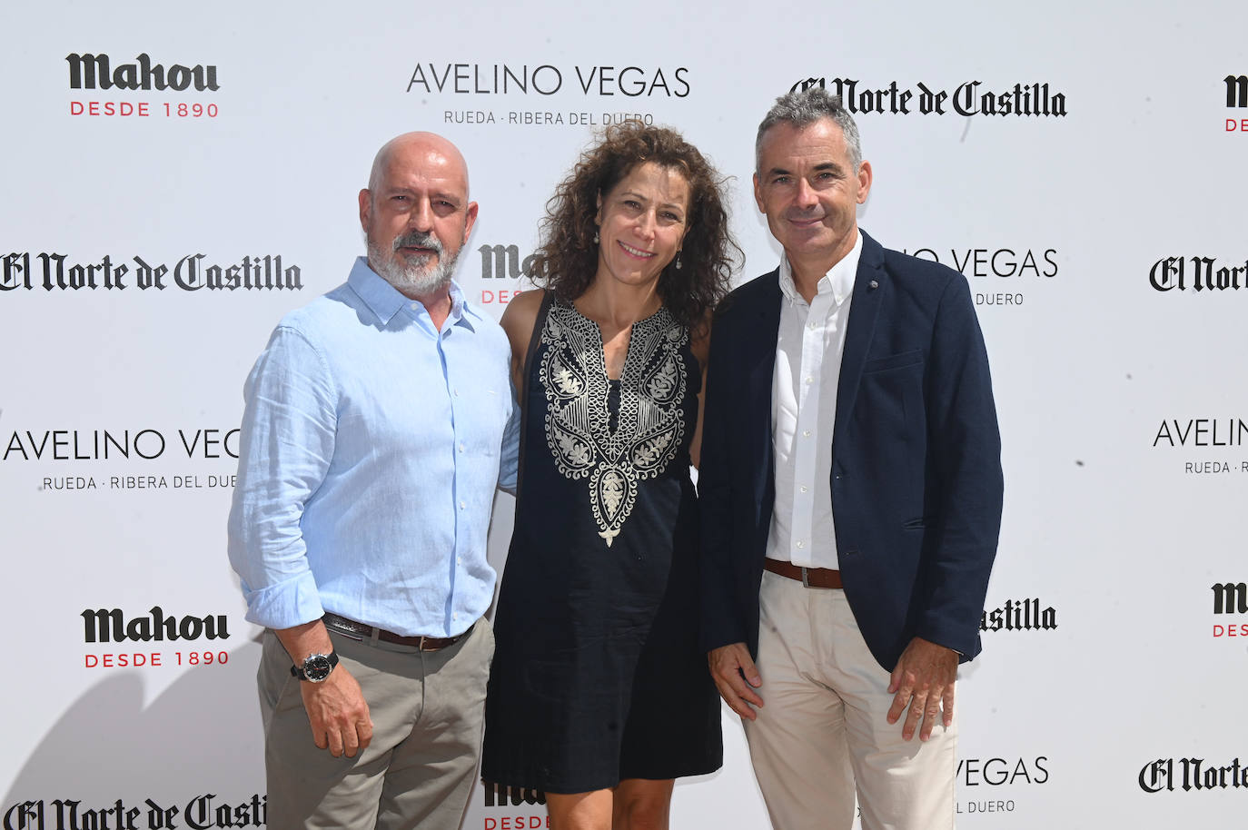 Ximo Reig, de Mediamarkt; Marifé Blanco, directora de Publicidad de El Norte; y Jesús García de Aquona.