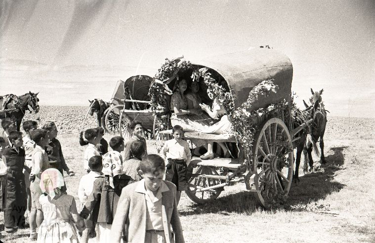 Fotos: Con «carros» engalanados a la romería de la Virgen de las Fuentes de Villalón