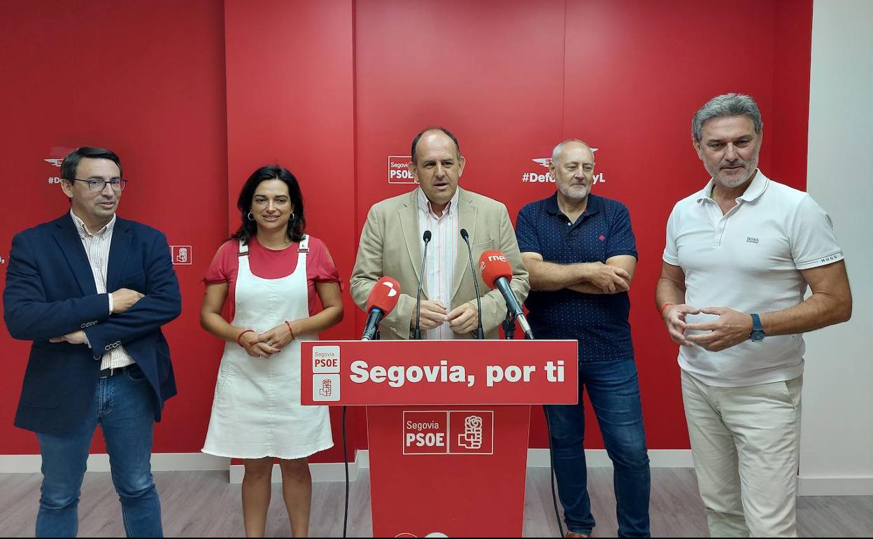 Rueda de prensa del PSOE sobre el inicio del curso escolar.