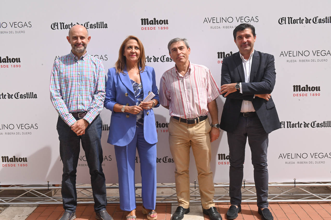 Julián Arroyo, Blanca López y Gabriel Lleras, del Colegio de Ingenieros de Informática; y Fede Póliz, de Fred Master.