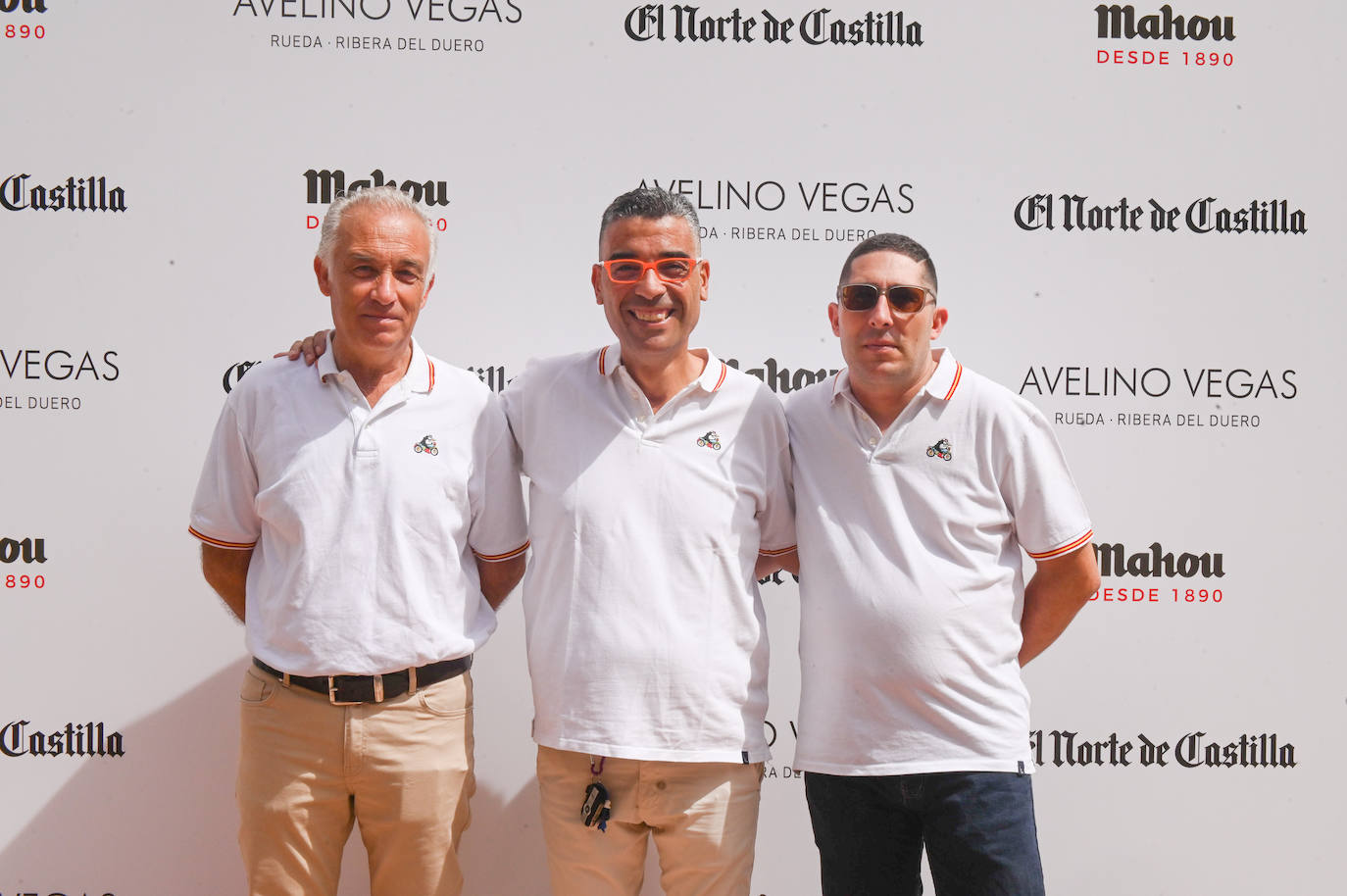 Los representantes de Turismoto Pingüinos Ricardo Rocher, Óscar Madrid y Salvador Mansilla.