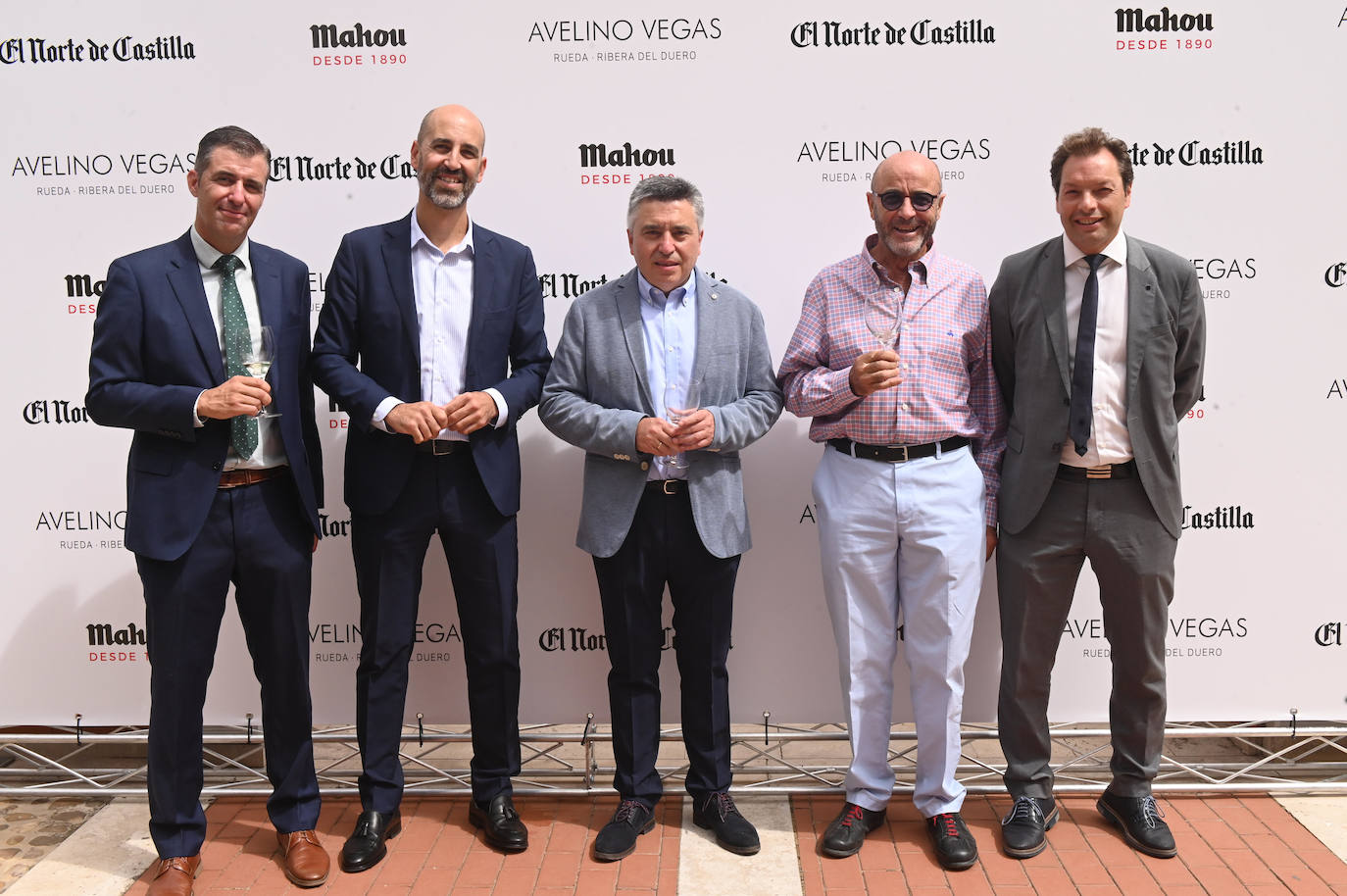 Gonzalo Martín y Jorge Villoria, de Unicaja; Elías Aguado, de Cocope; Lauro Arranz, de Pina Fidelis; y Rubén González, de Unicaja.