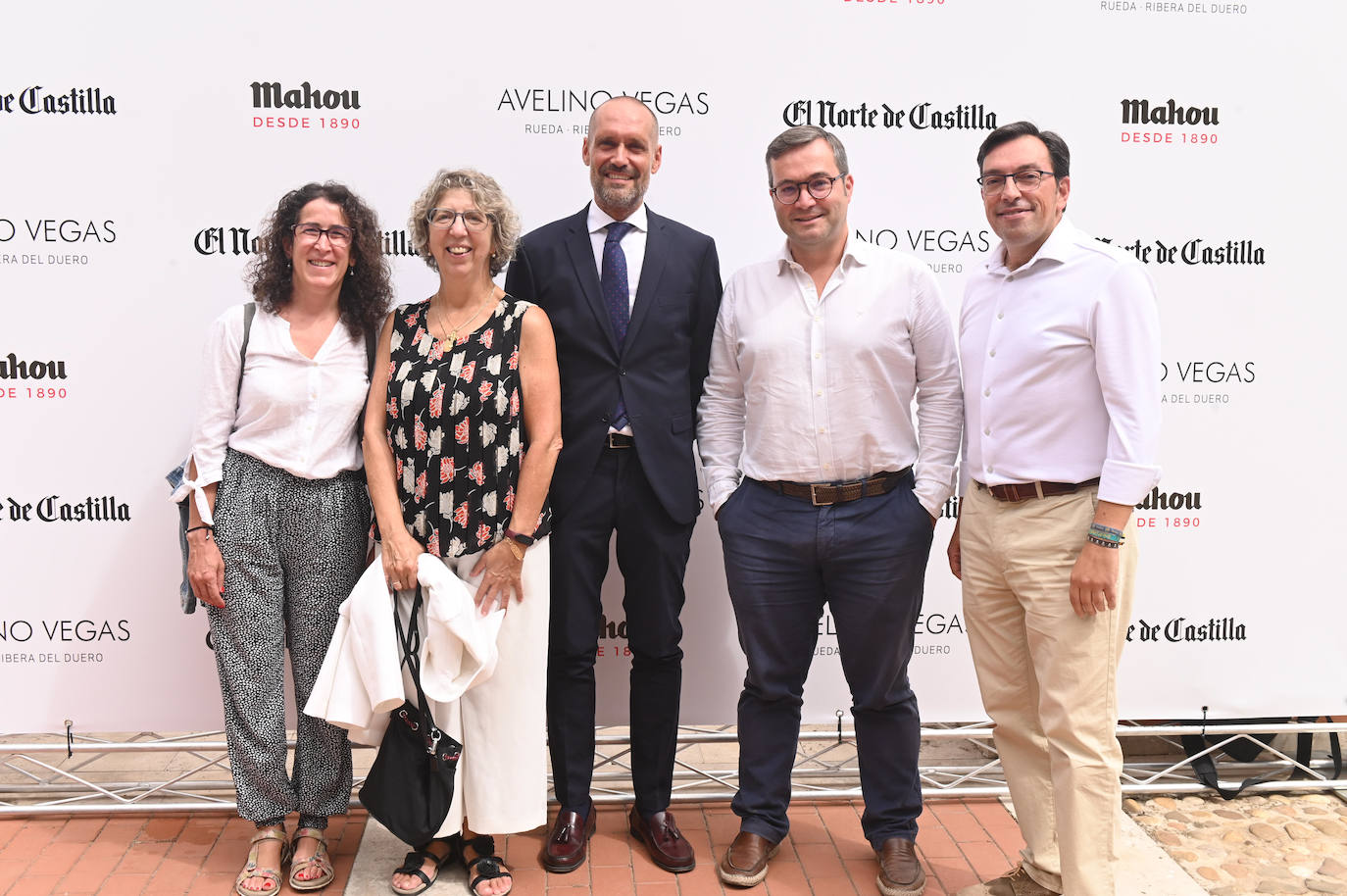 Laura Velasco e Isabel Clavero, de Icex; Ricardo Cifuentes, de Caja Rural de Soria; Javier Gómez, de Comercial ULSA y Prudencio Herrero, de AEICE.