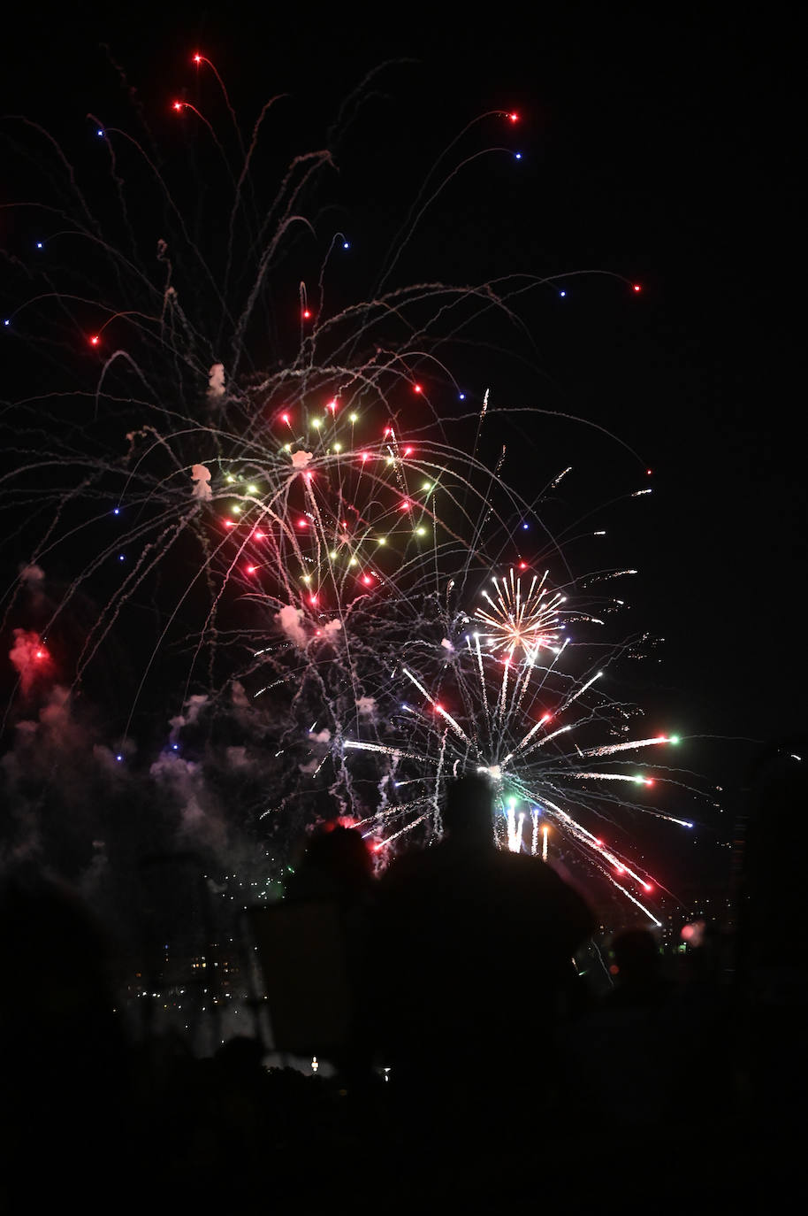 Fotos: Los fuegos artificiales del miécoles, en imágenes