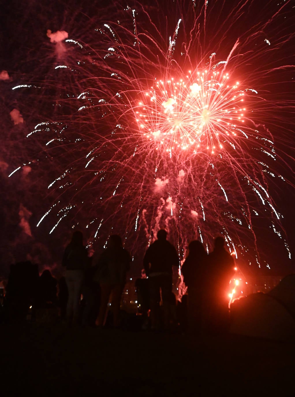 Fotos: Los fuegos artificiales del miécoles, en imágenes