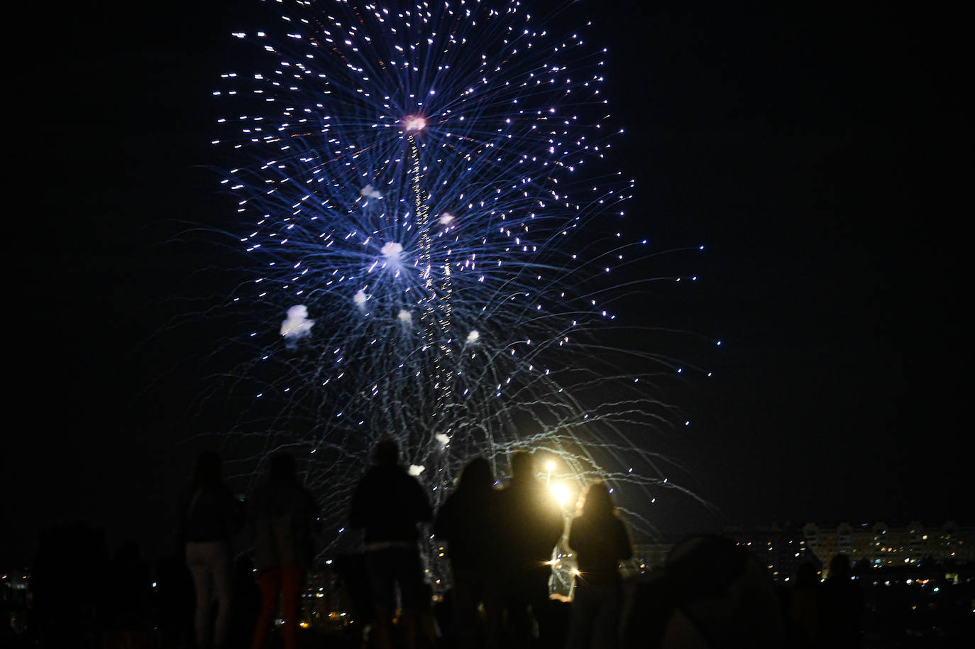 Fotos: Los fuegos artificiales del miécoles, en imágenes