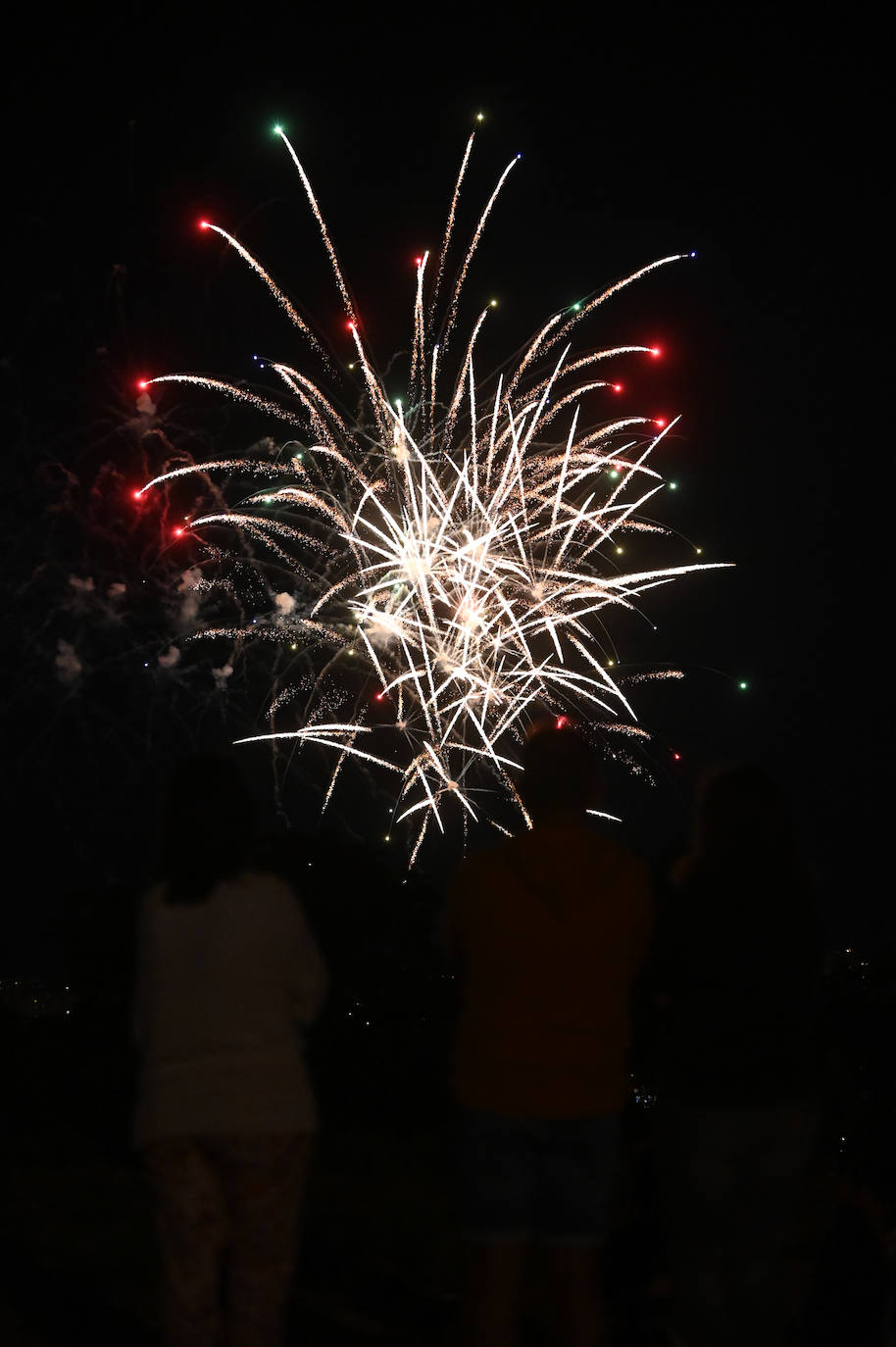 Fotos: Los fuegos artificiales del miécoles, en imágenes