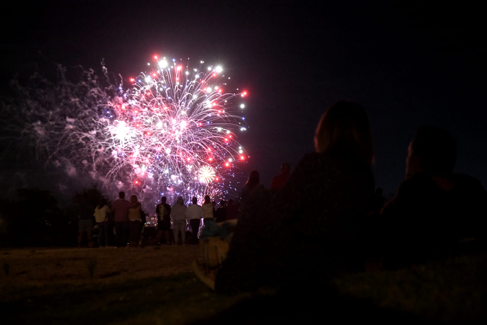 Fotos: Los fuegos artificiales del miécoles, en imágenes