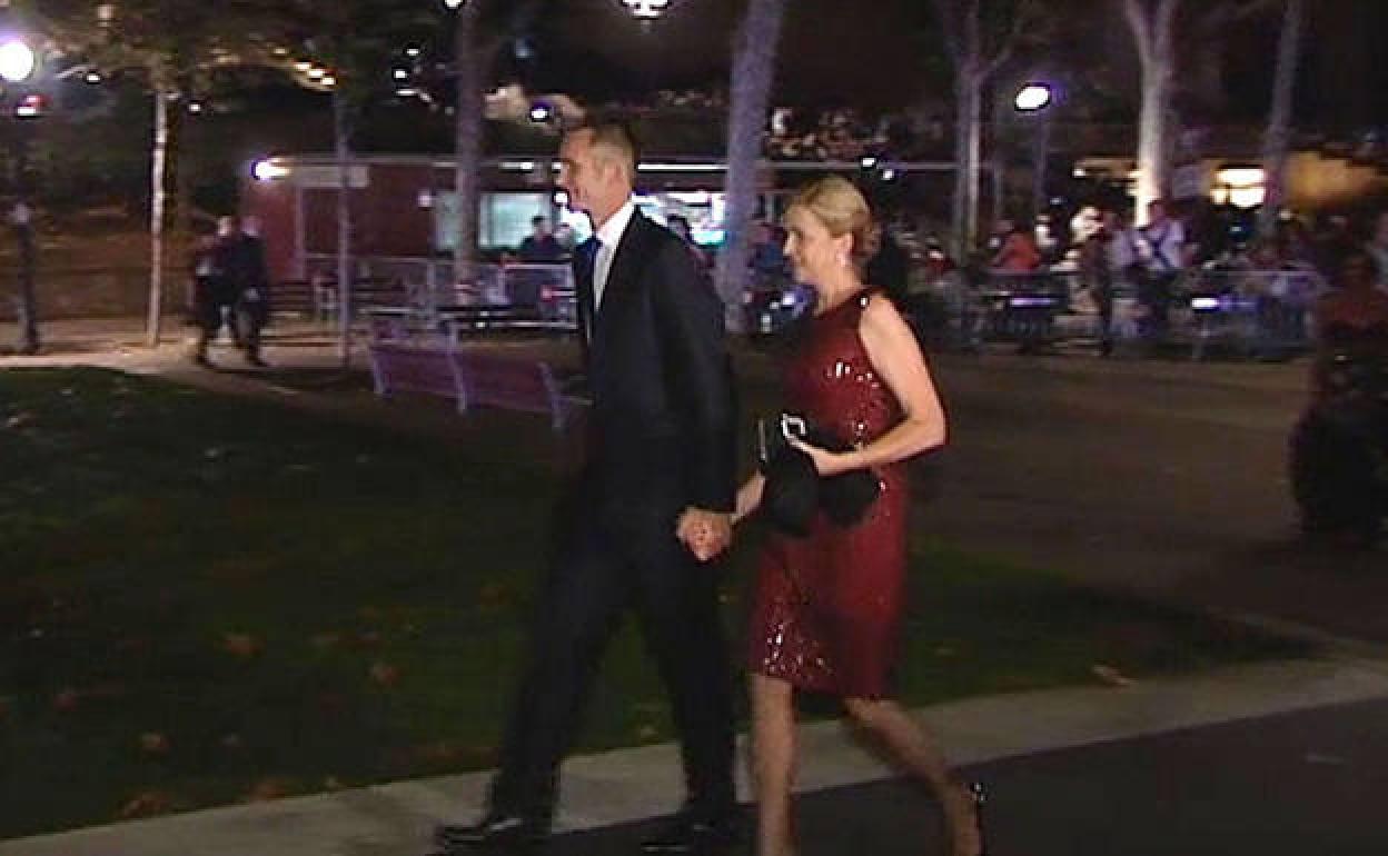 Imagen de archivo de la infanta Cristina con Iñaki Urdangarín. 