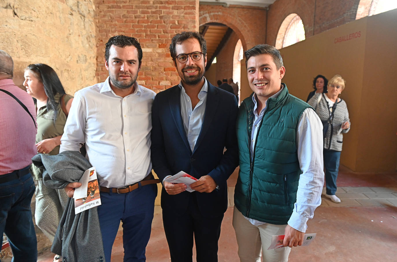 Diego Mato, Eduardo Carazo, concejal del PP en el Ayuntamiento de Valladolid, y Diego Rodríguez.