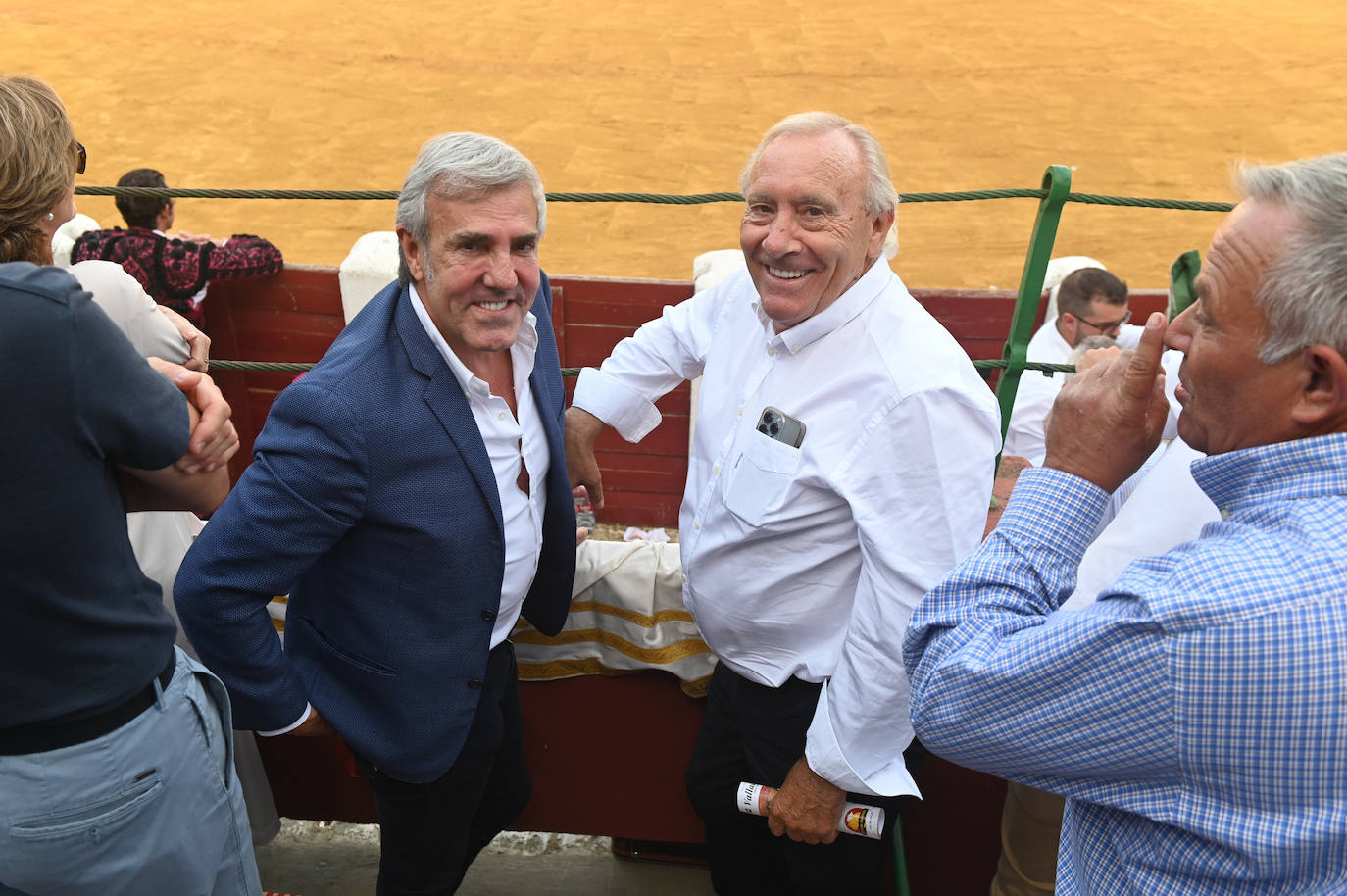 El bodeguero José Moro (Cepa 21) y Javier Mínguez Bellosta, exciclista profesional y exdirector deportivo.