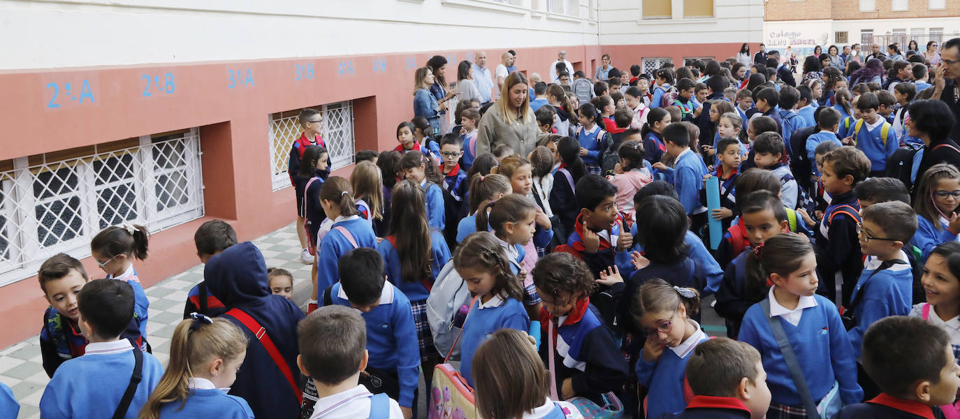 Fotos: Los escolares de Palencia vuelven al colegio