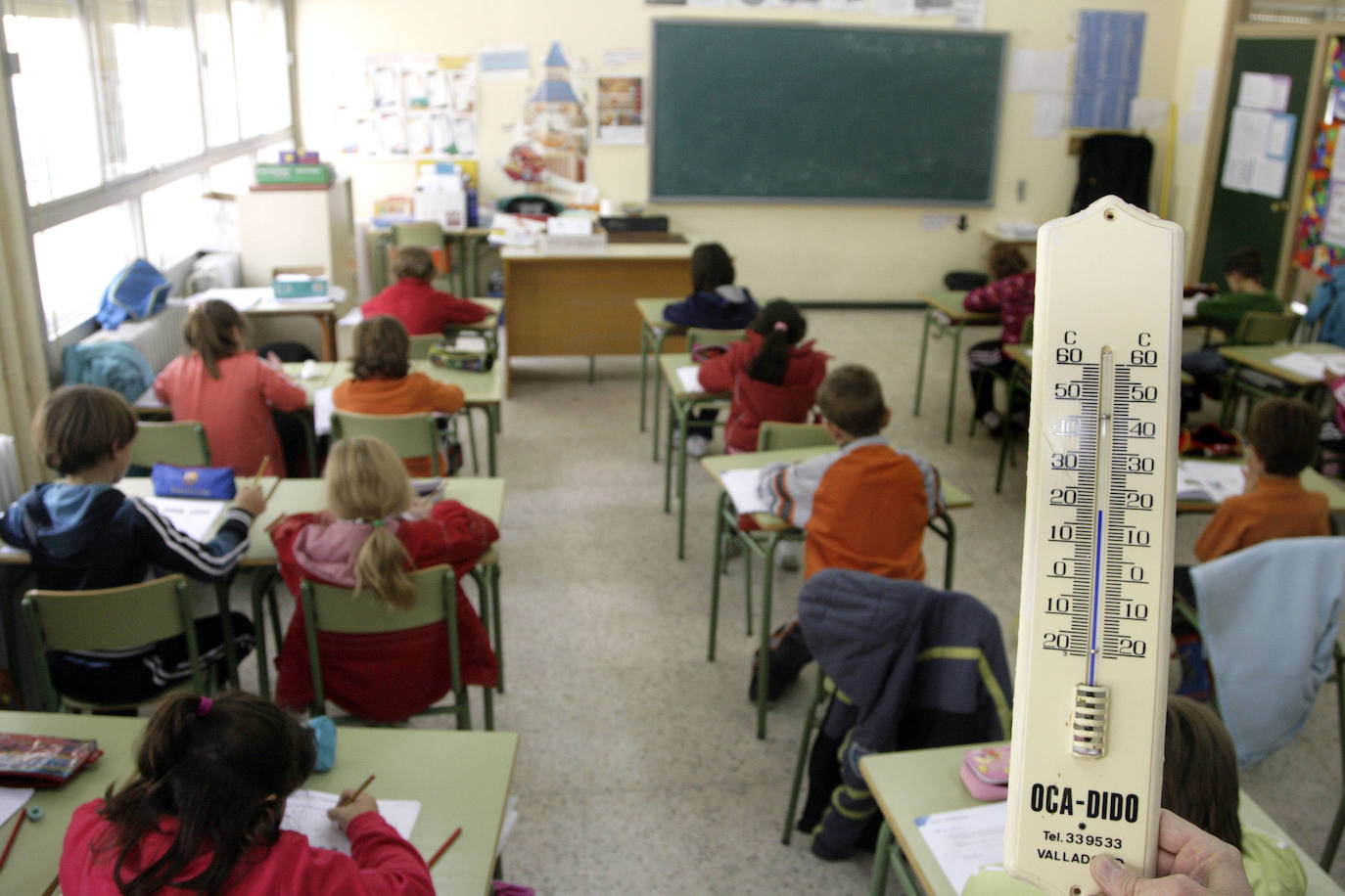 Alumnos en un aula. 