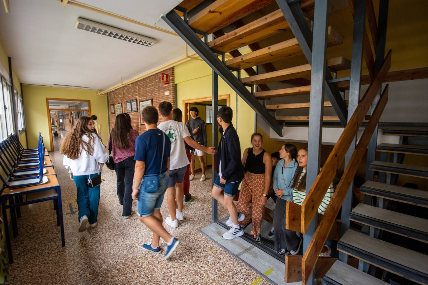 Fotos: Maristas da la bienvenida a los alumnos de ESO y Bachillerato