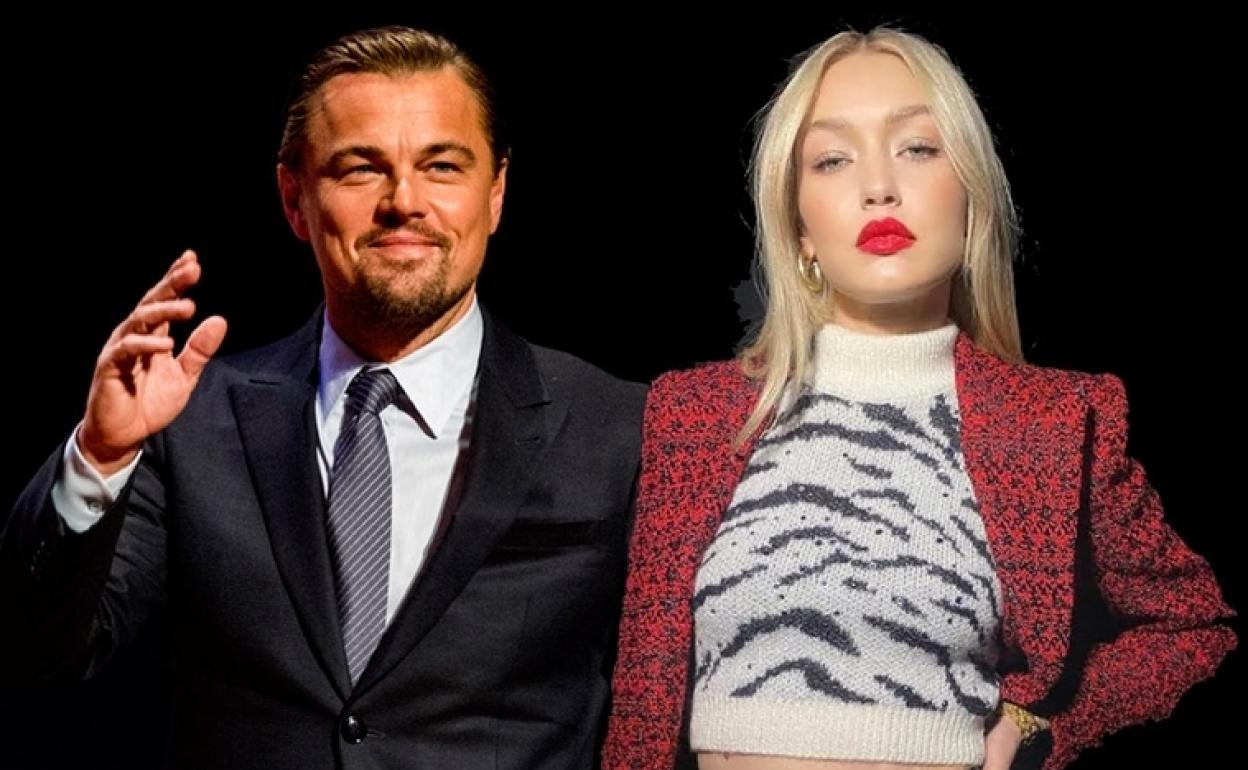 Montaje de Leonardo DiCaprio y Gigi Hadid. 