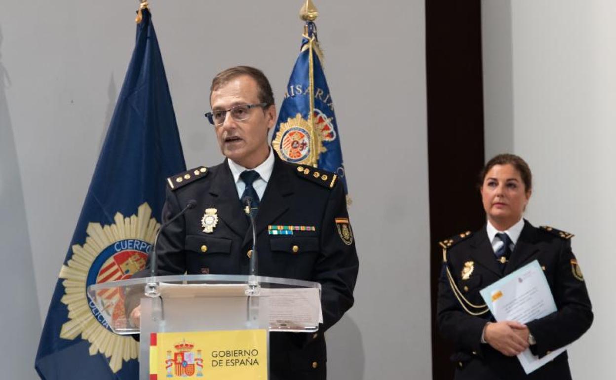 Francisco Oterino durante su discurso en el acto de toma de posesión. 