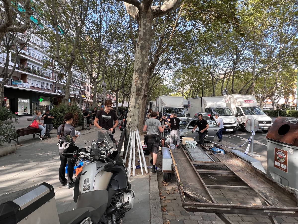 Fotos: Comienza el rodaje de la serie &#039;Memento Mori&#039; en Valladolid