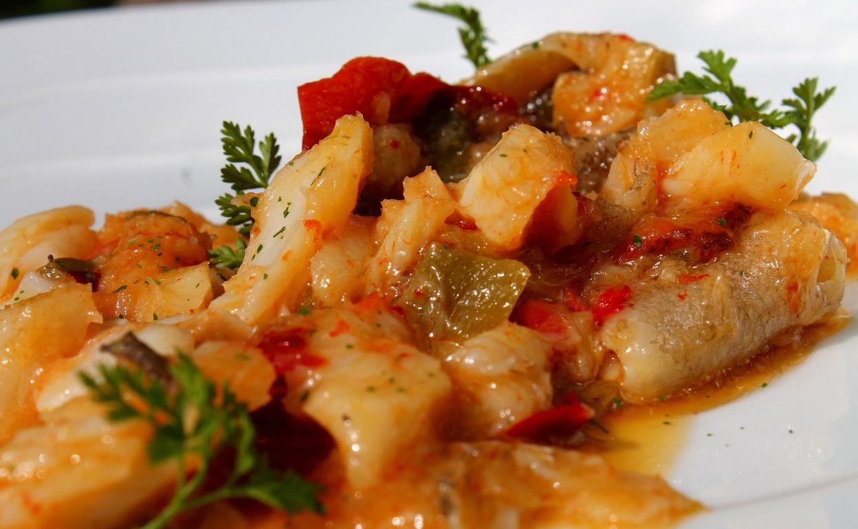 Bacalao al ajoarriero, una receta típica de León.