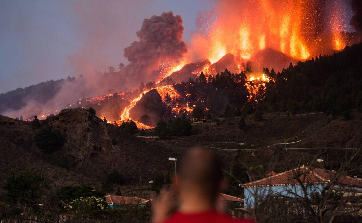 Imagen del volcán Cumbre Vieja tomada el 19 de septiembre de 2021.