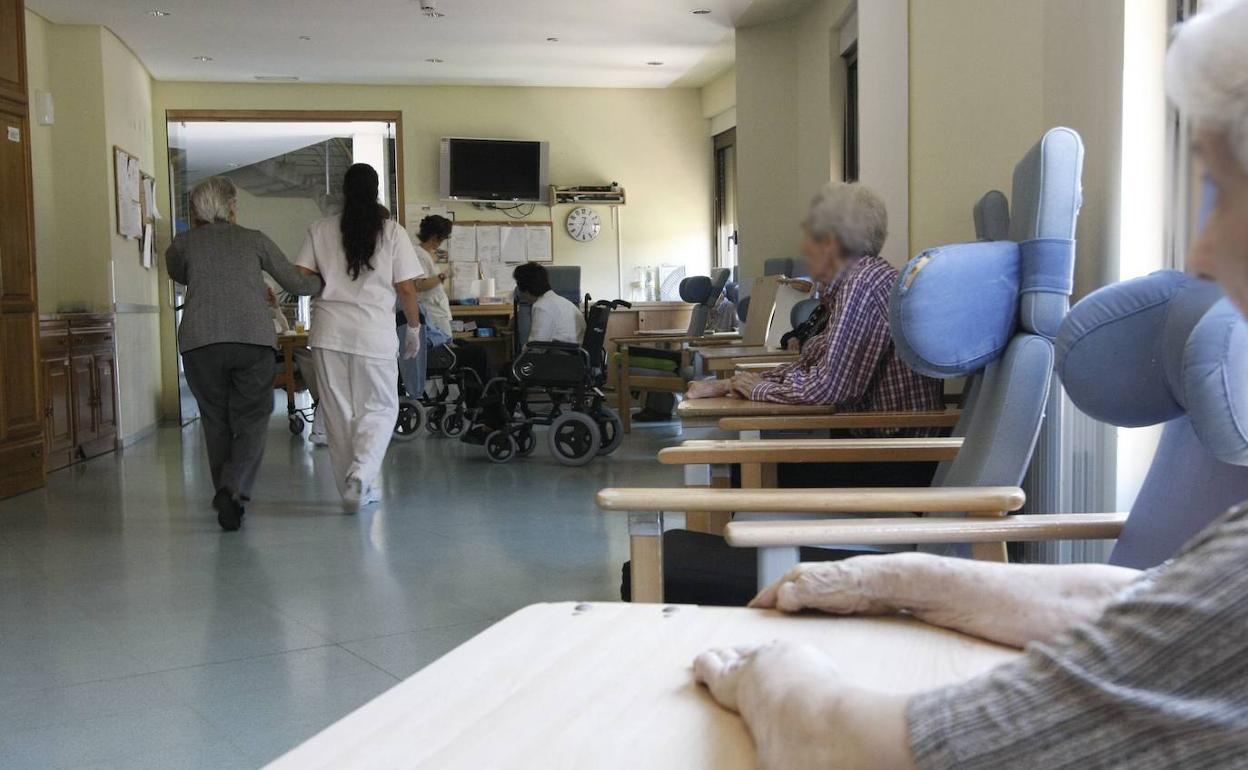 Enfermos de Alzheimer en Salamanca.. 