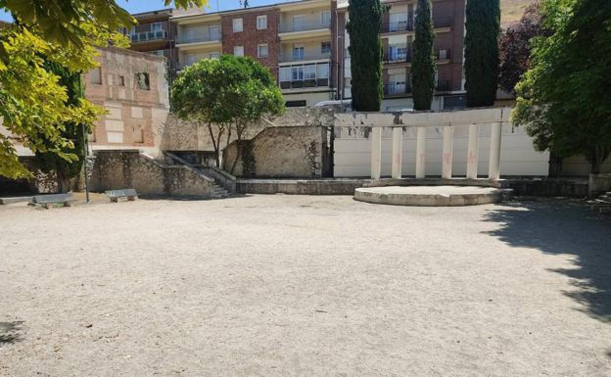 Huerta de la Alegría, donde se construirá el auditorio. 