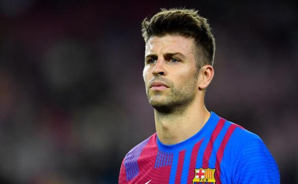 Gerard Piqué, en un partido con el Barcelona. 