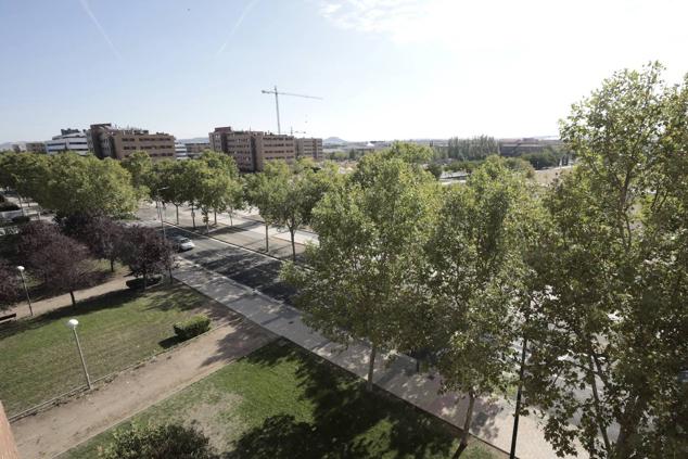 Fotos: Paisaje de grúas y excavadoras en el barrio de Viveros