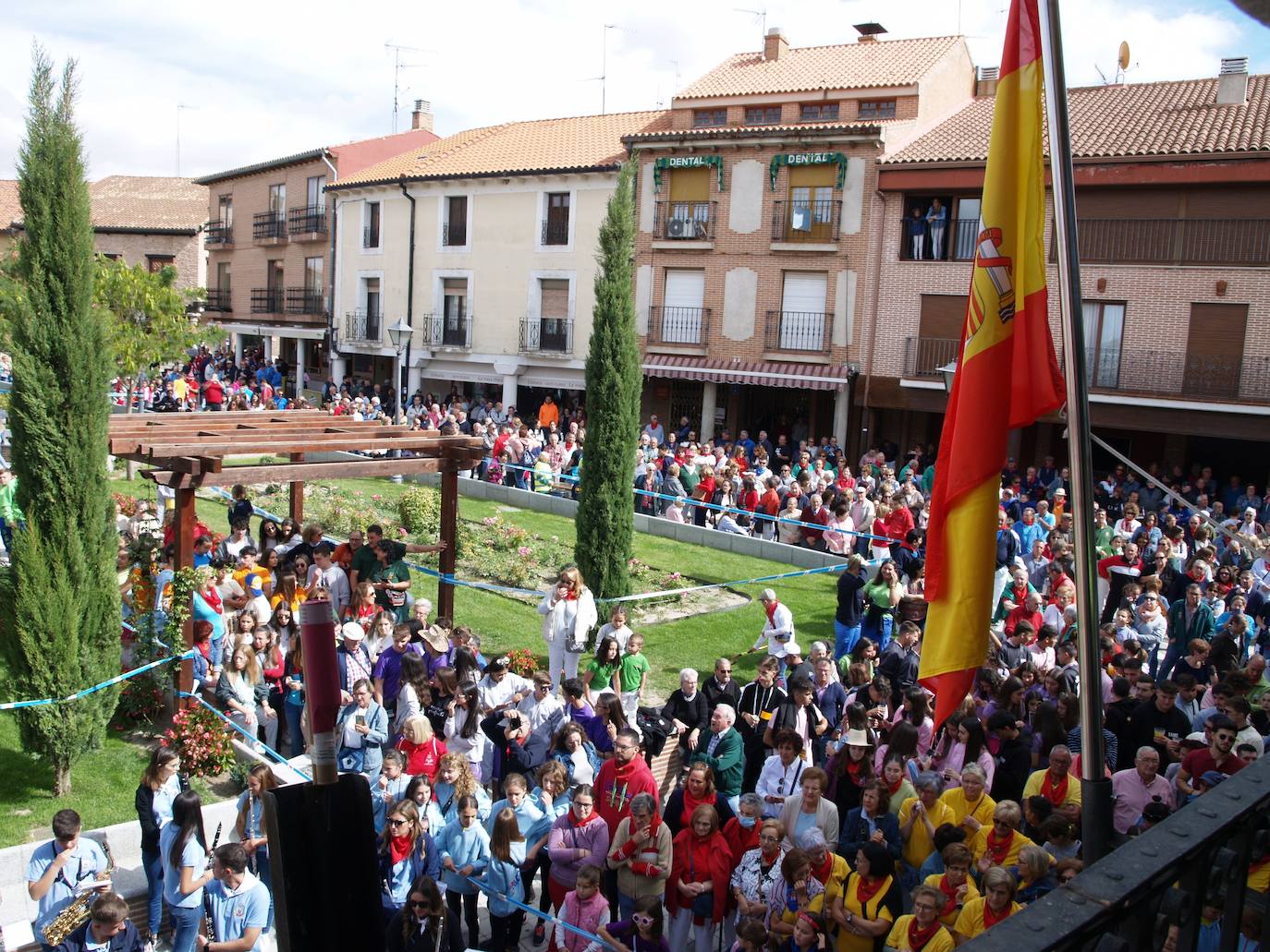 Encierro campero celebrado este miércoles por la tarde en Olmedo.