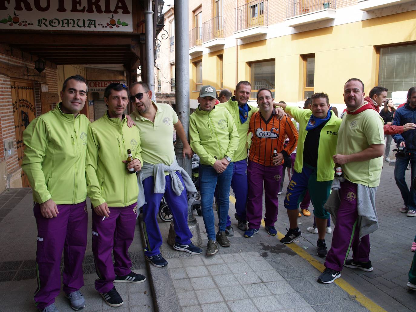 Encierro campero celebrado este miércoles por la tarde en Olmedo.