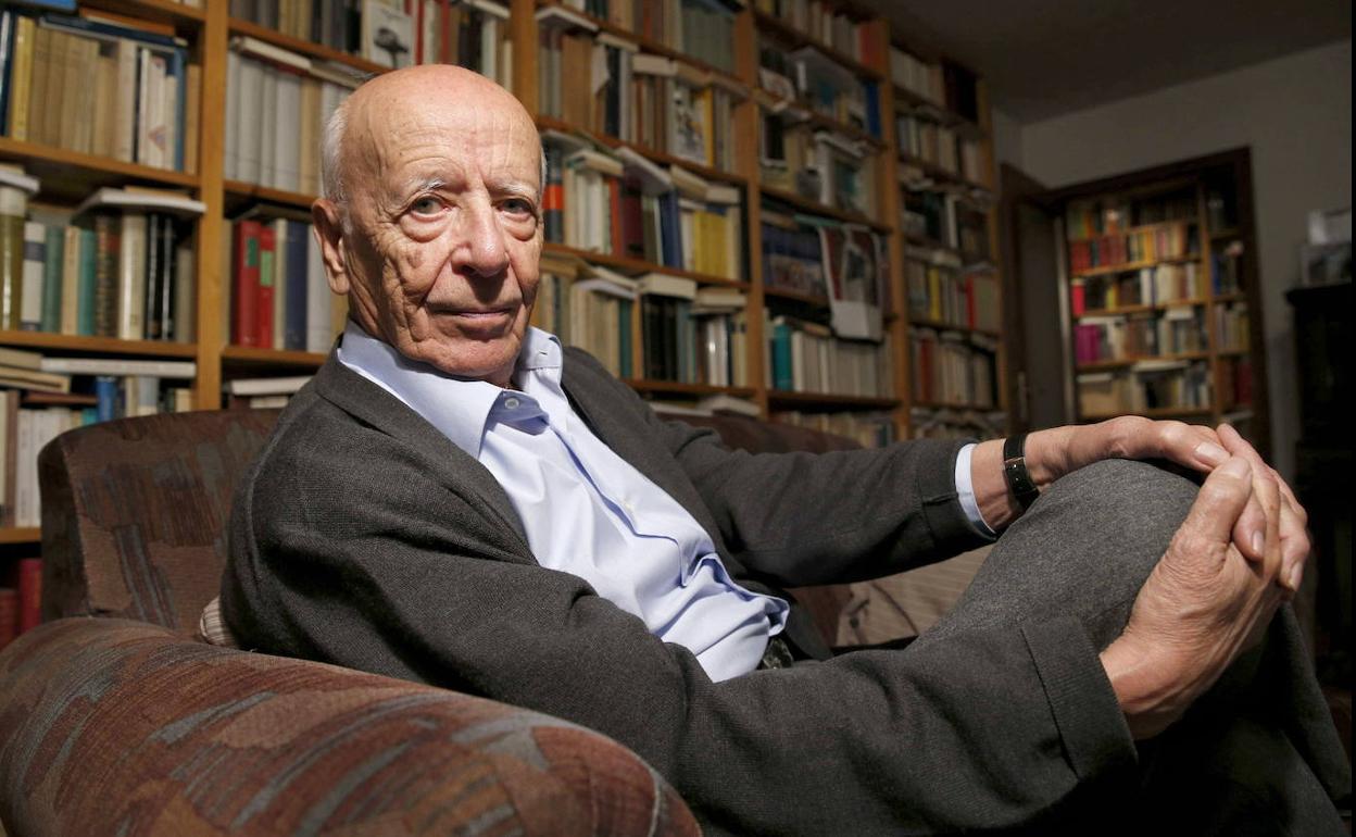 El filósofo español Emilio Lledó. 