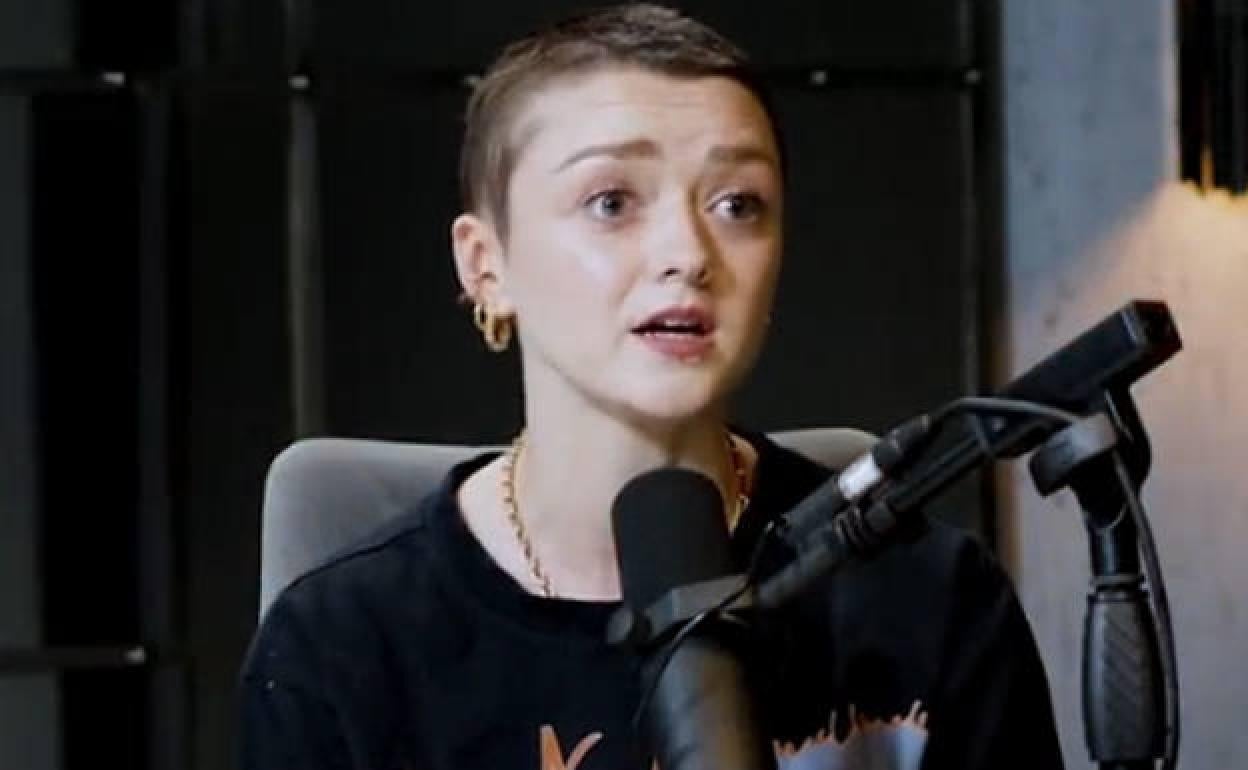 Maisie Williams, durante la entrevista radiofónica. 