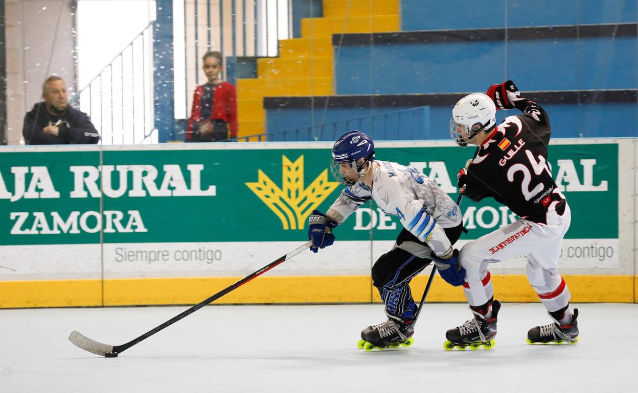 Imagen del último partido dispuitado por el CPLV en Canterac. 