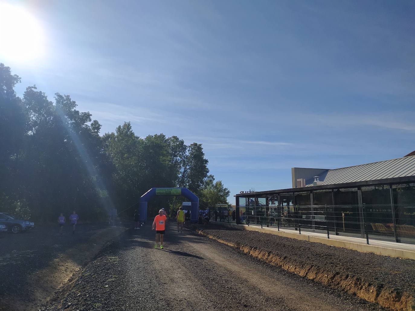 Fotos: Instantáneas de primera prueba del circuito Corriendo entre Viñas 2022 que se celebró en Mayorga