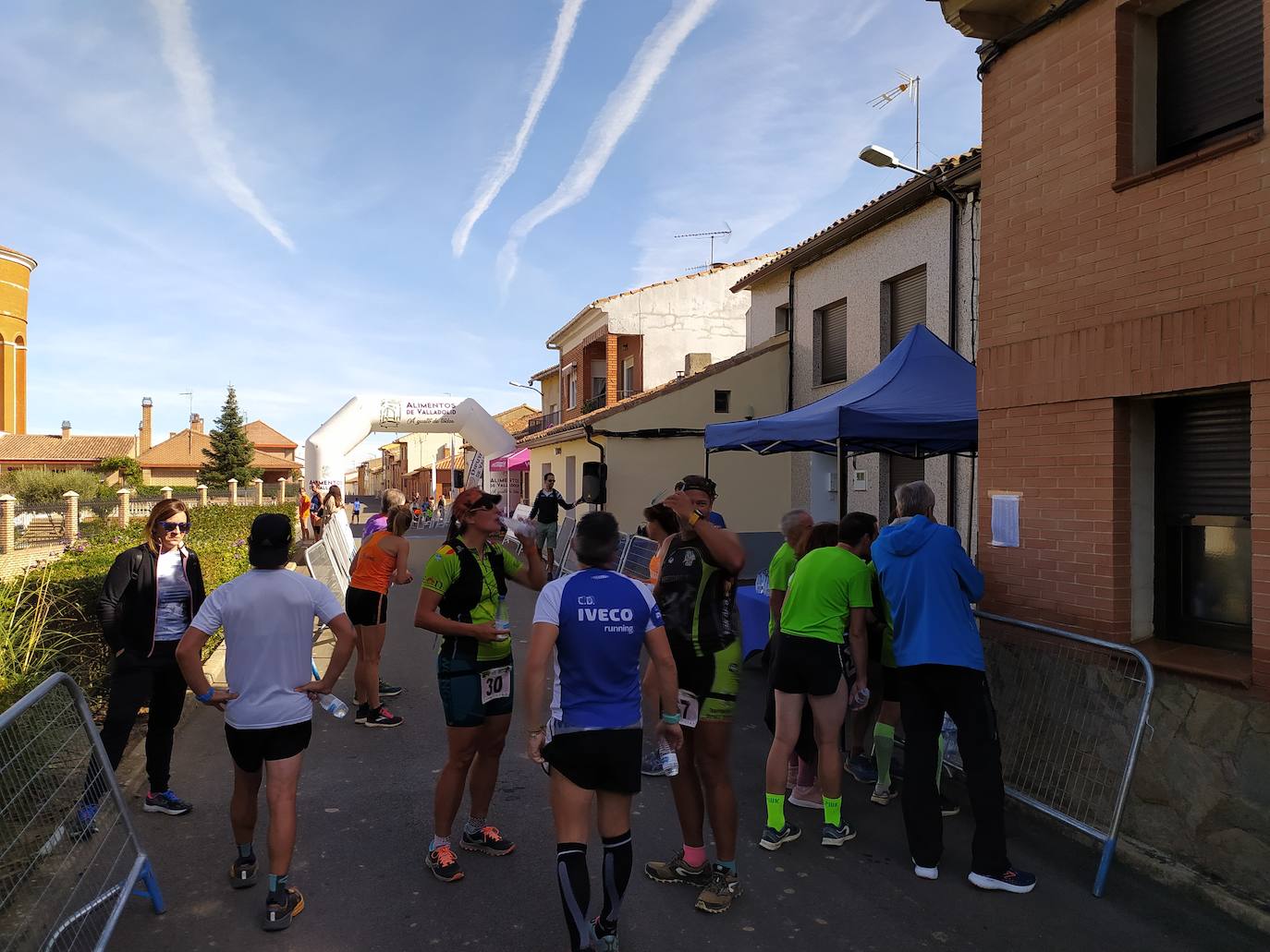 Fotos: Instantáneas de primera prueba del circuito Corriendo entre Viñas 2022 que se celebró en Mayorga