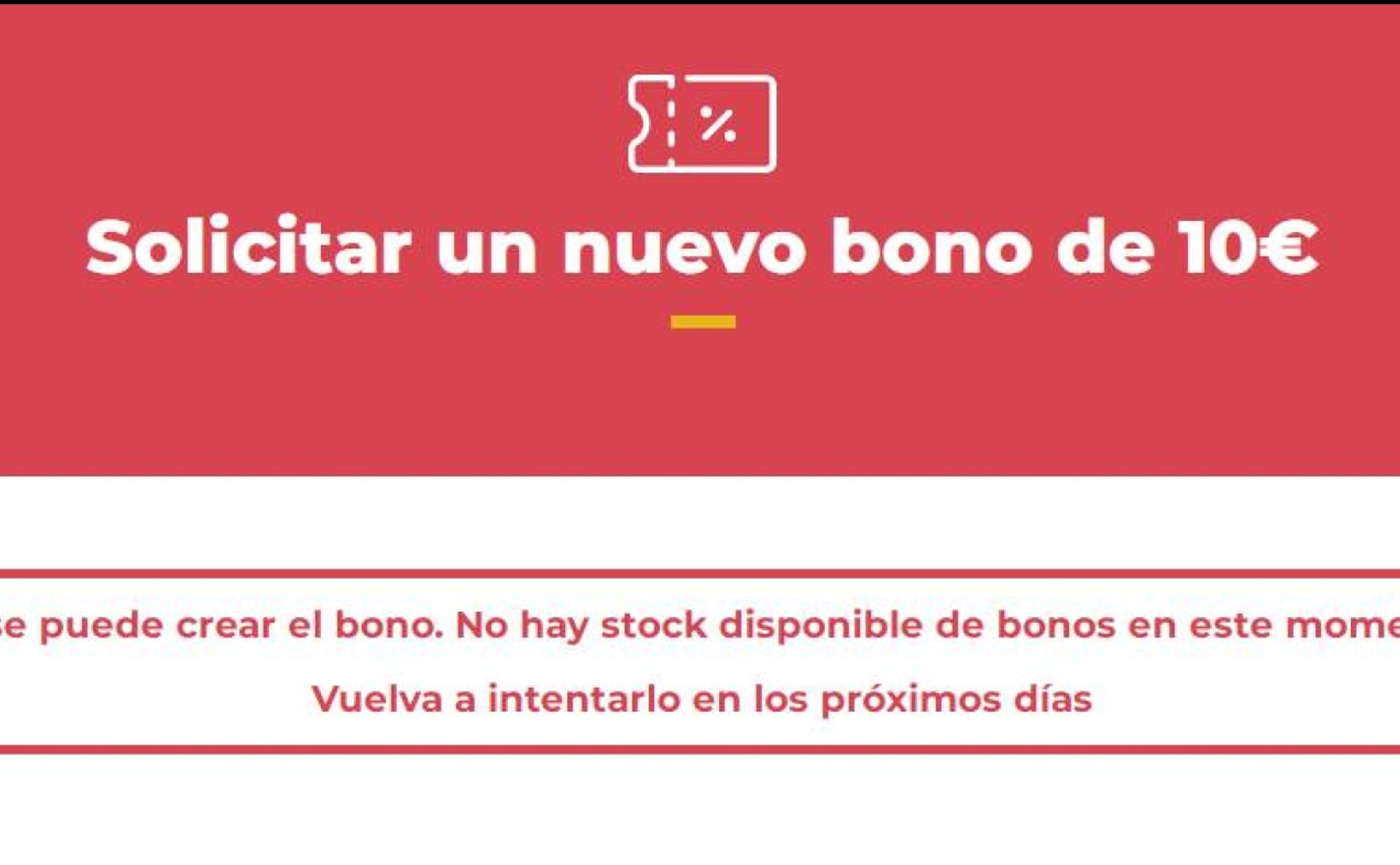 Ni el doble de bonos de descuento del comercio frenan la fiebre: agotados en minutos