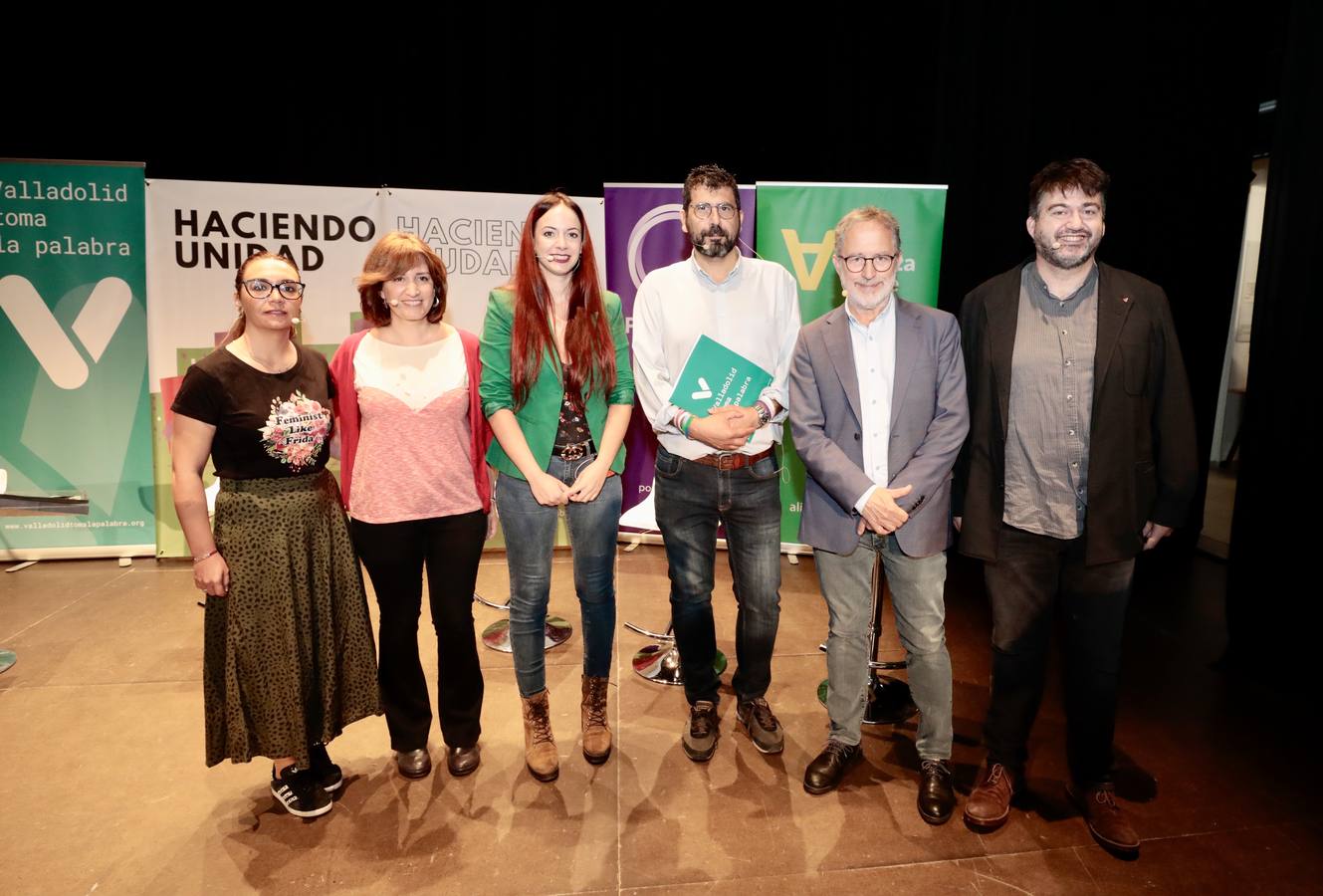 Fotos: Acto público de partidos de izquierdas de Valladolid para el nuevo curso político