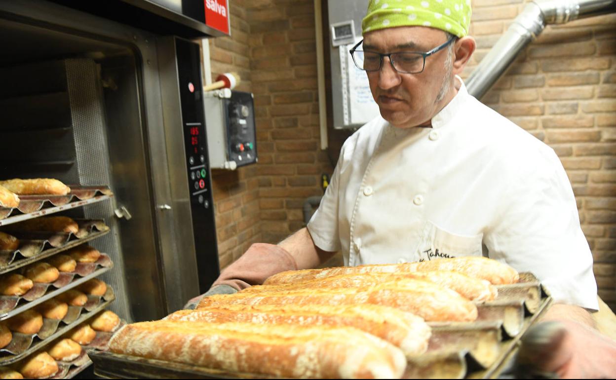 Javier Ramos, en la Tahona de Chari. 