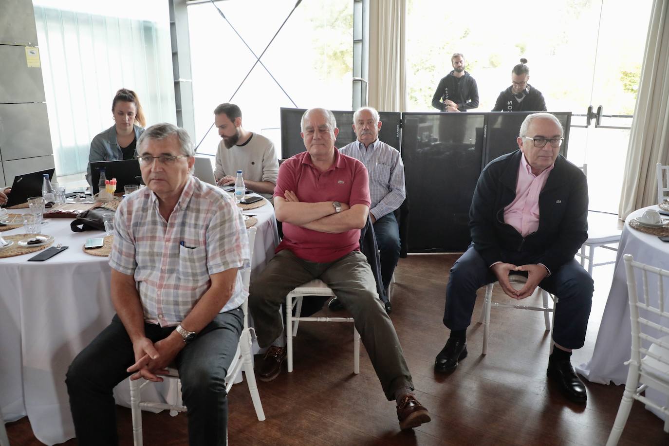 José Ignacio de la Fuente, de Sigfito; José Redondo, de Acor; Francisco Vilches, de Agro Valladolid, y Esteban Sanz, de Acor.