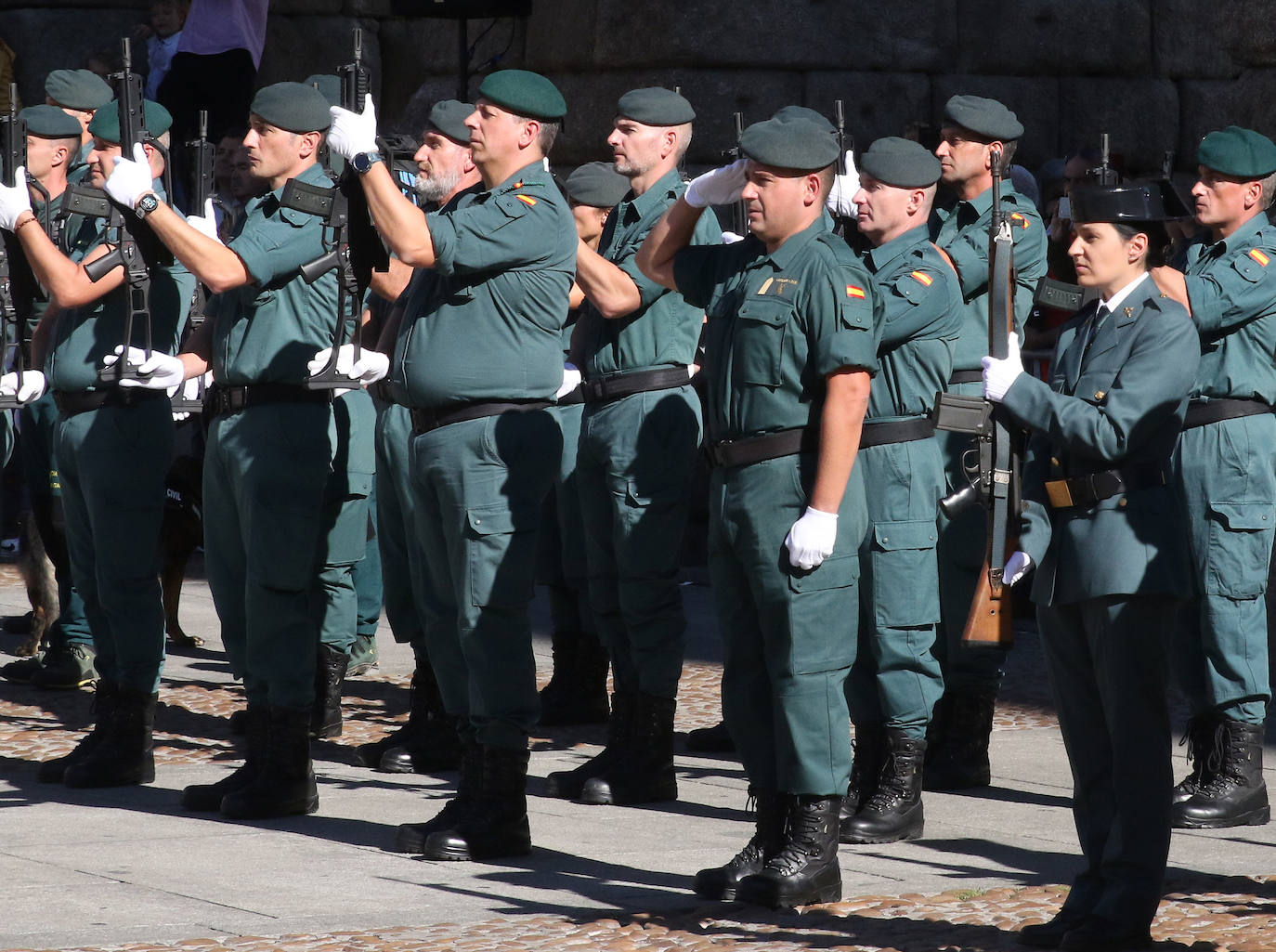 Fiesta de la Guardia Civil en Segovia 