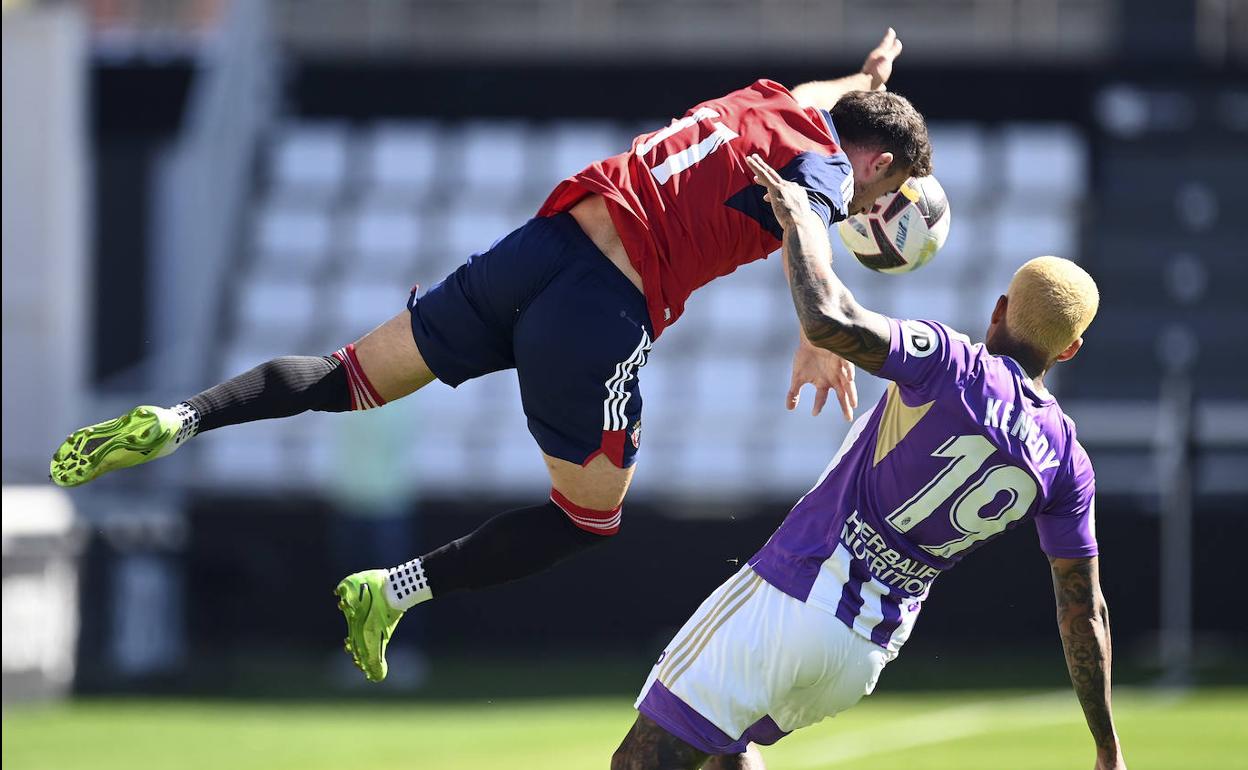 Kenedy, durante el amistoso frente a Osasuna.