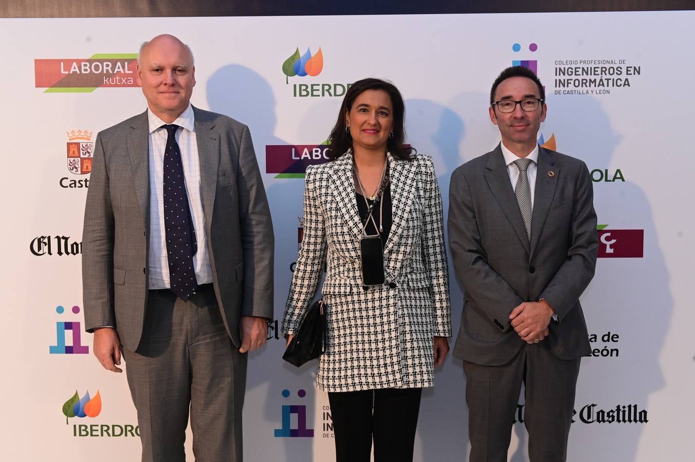 Fernando del Campo, director general de Industria; Enma Fernández, directora general de Economía Social y Autónomos; y Fernando de la Pante, director general de Trabajo y Riesgos Laborales. 