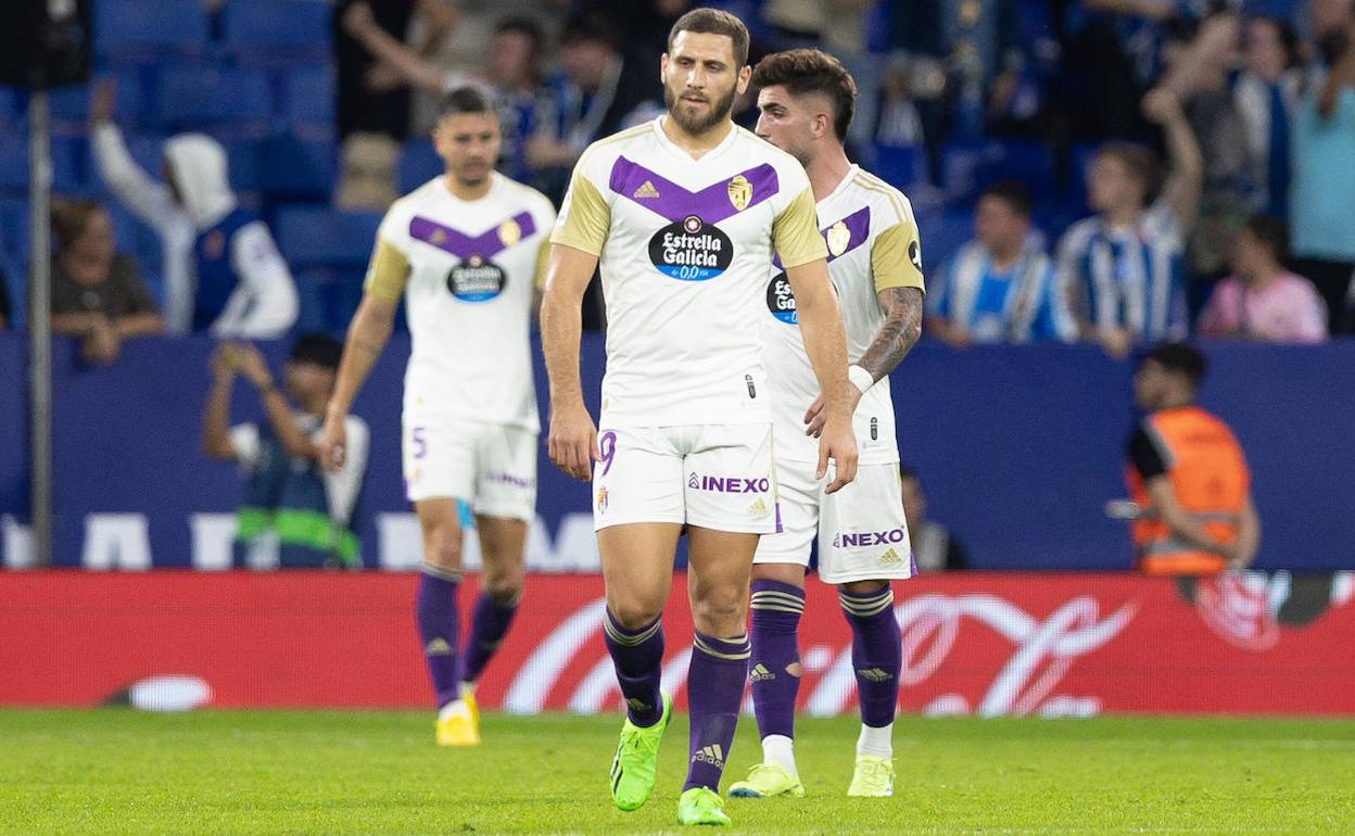 Weissman, con la mirada perdida, en el último encuentro ante el Espanyol. 