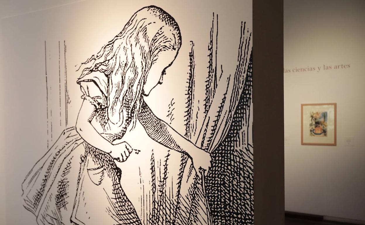 Exposición sobre la obra de Lewis Carroll en Las Francesas en 2021. 