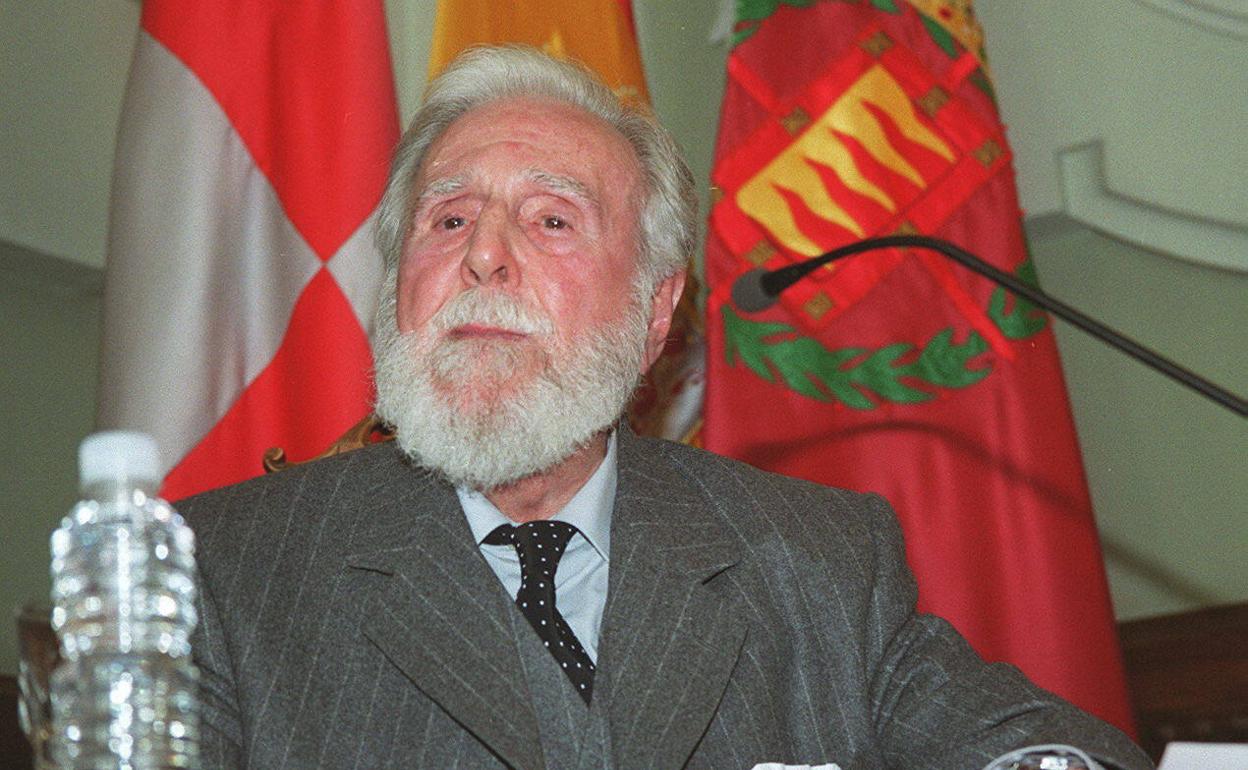 Francisco Pino, durante su designación como hijo predilecto de Valladolid. 