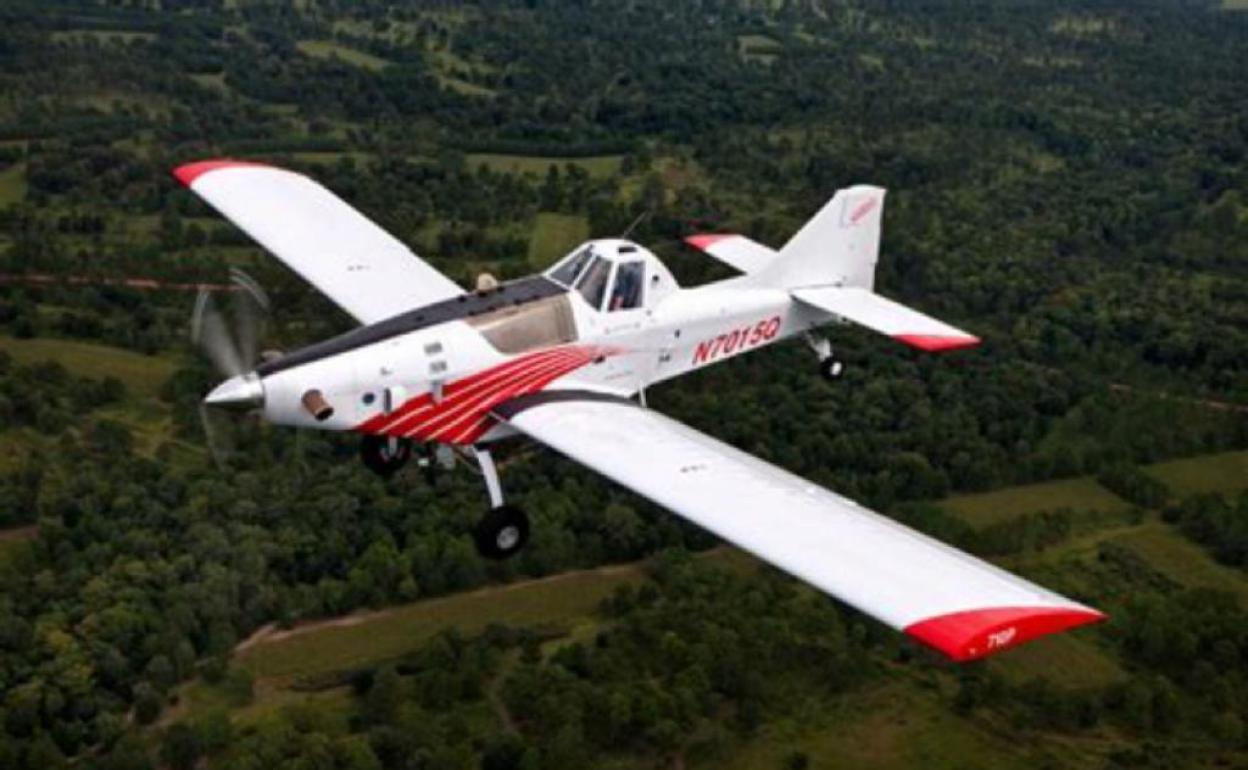 Una avioneta del mismo modelo que la desaparecida en Zamora, en una imagen de archivo. 